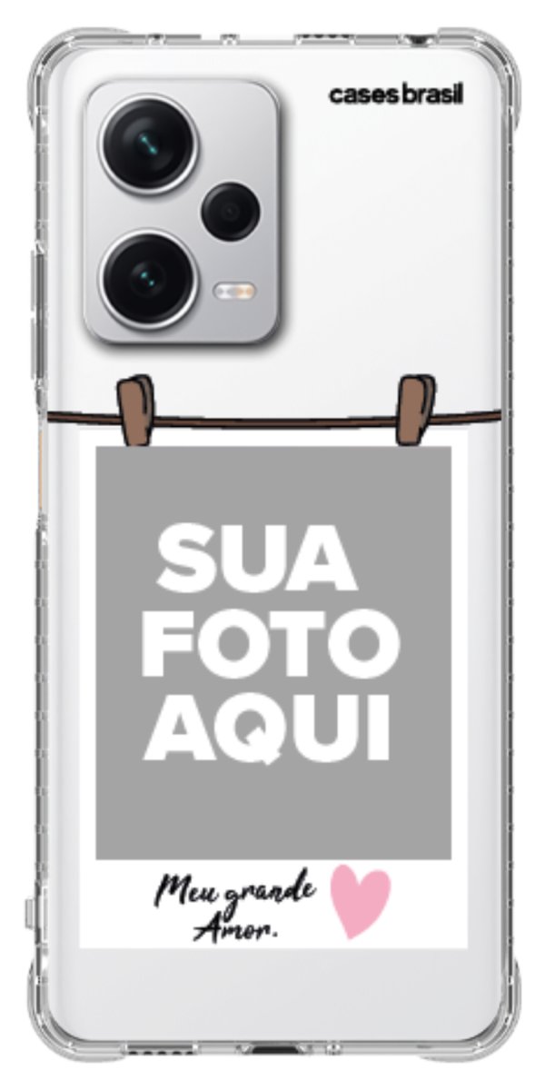 Capinha para Celular Polaroid Meu Grande Amor