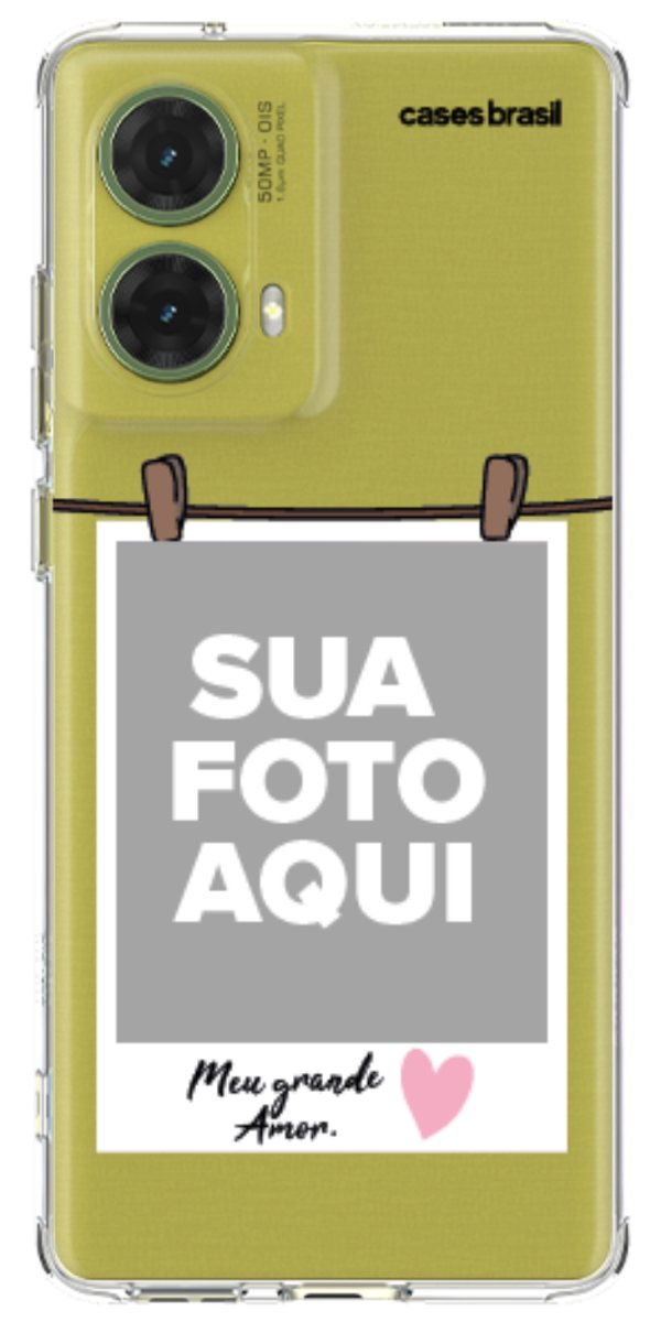 Capinha para Celular Polaroid Meu Grande Amor