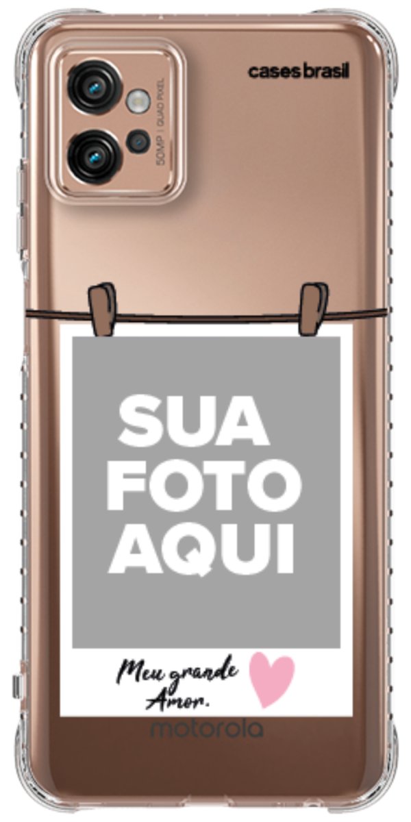 Capinha para Celular Polaroid Meu Grande Amor