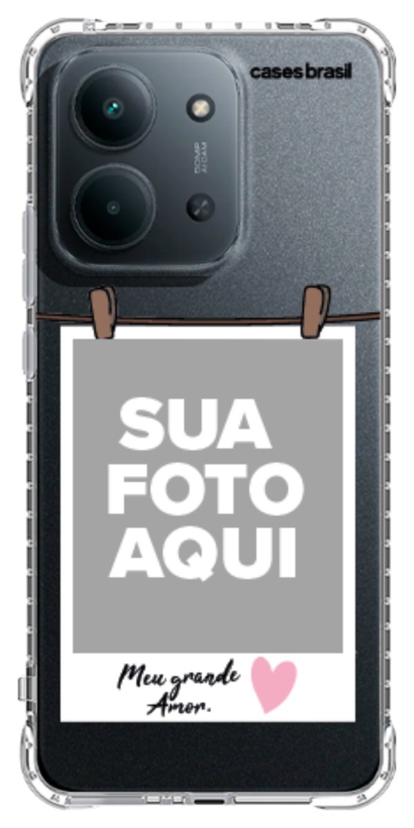 Capinha para Celular Polaroid Meu Grande Amor