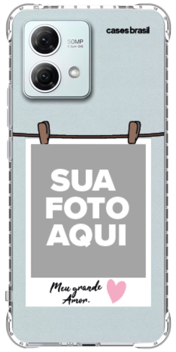 Capinha para Celular Polaroid Meu Grande Amor