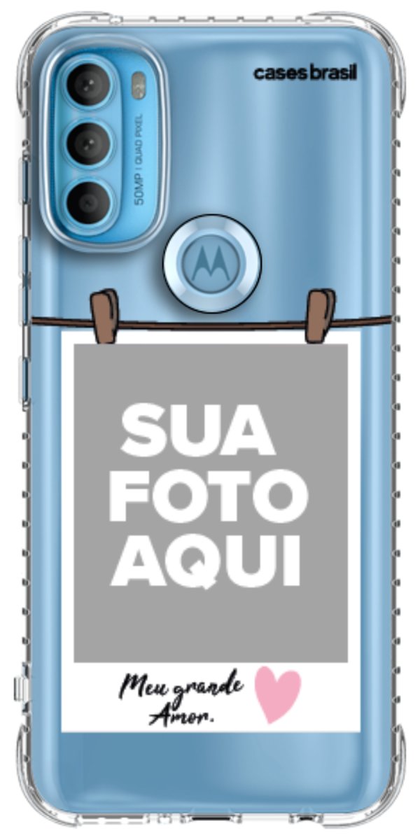 Capinha para Celular Polaroid Meu Grande Amor