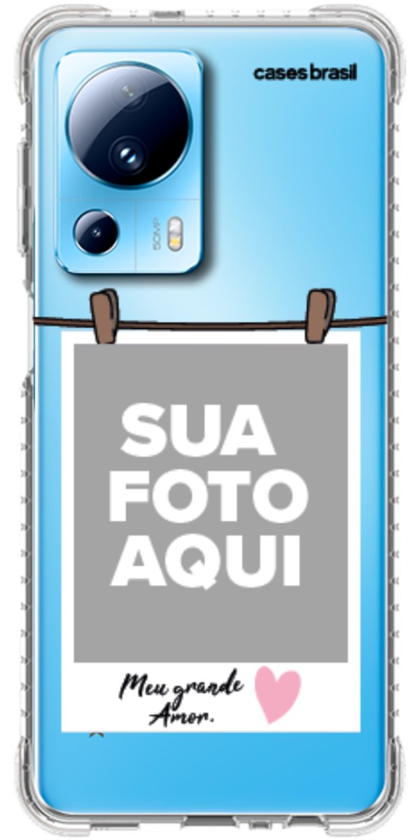 Capinha para Celular Polaroid Meu Grande Amor
