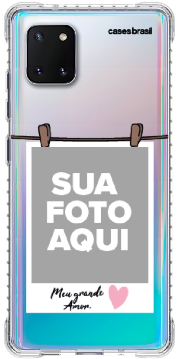 Capinha para Celular Polaroid Meu Grande Amor