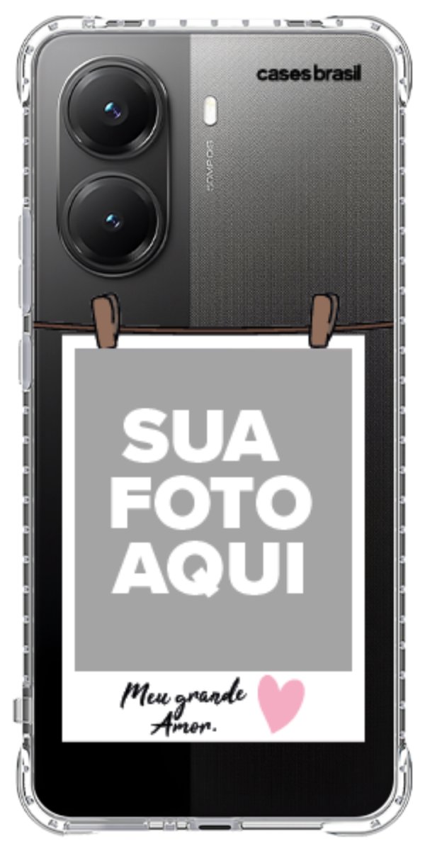 Capinha para Celular Polaroid Meu Grande Amor