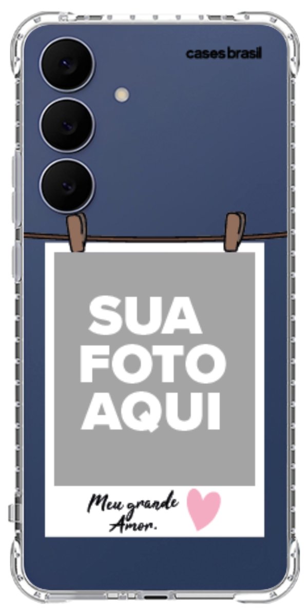 Capinha para Celular Polaroid Meu Grande Amor