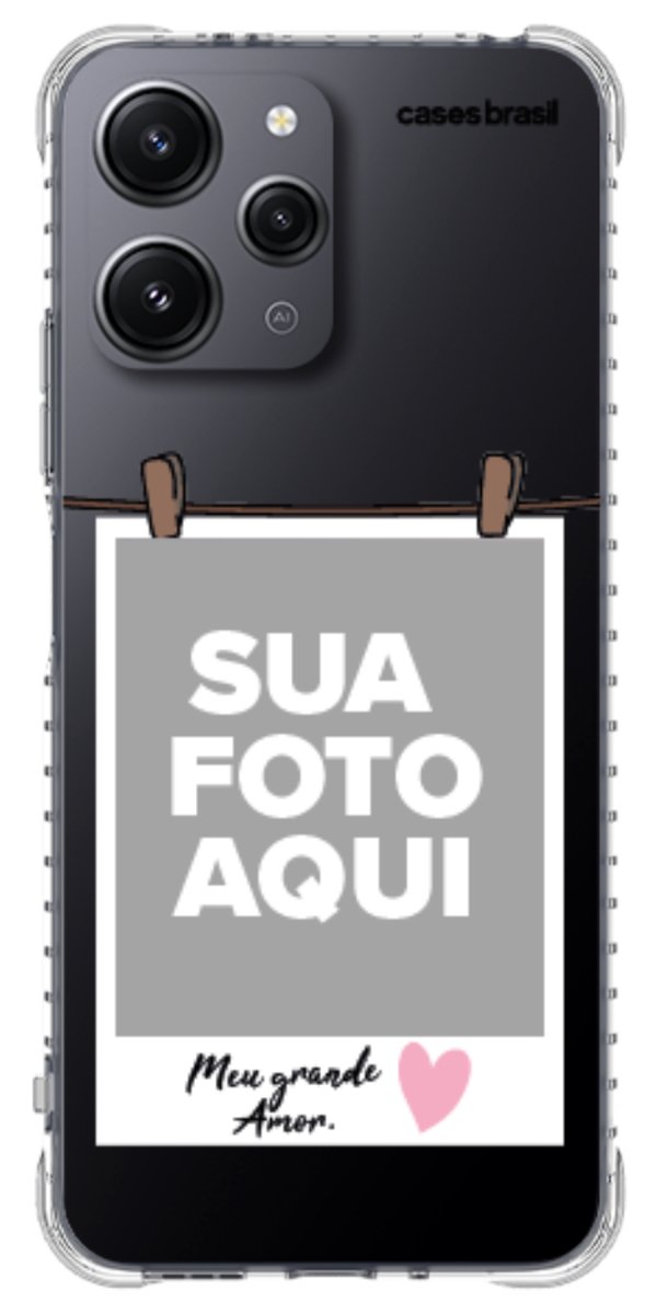 Capinha para Celular Polaroid Meu Grande Amor