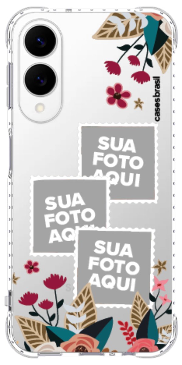Capinha para Celular Recortes Floridos