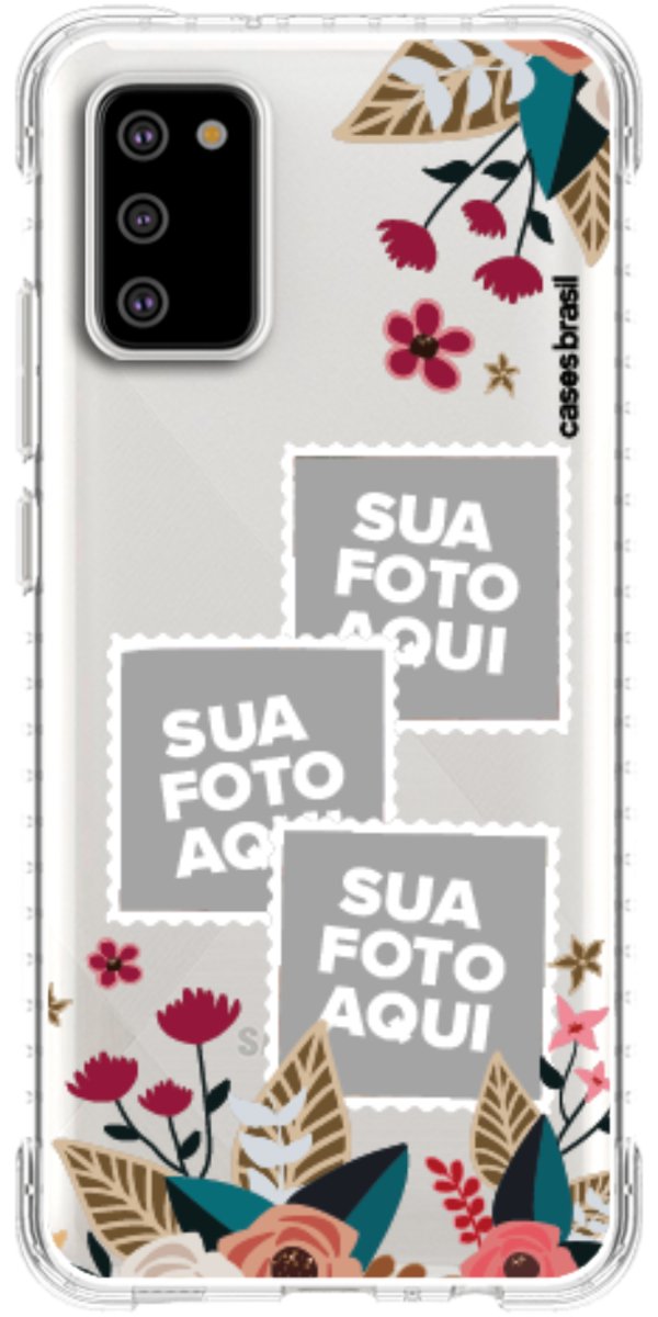 Capinha para Celular Recortes Floridos