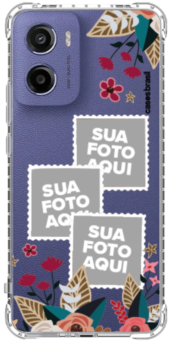 Capinha para Celular Recortes Floridos