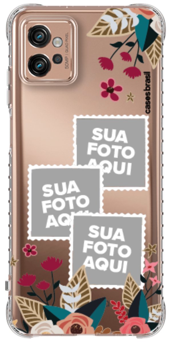 Capinha para Celular Recortes Floridos