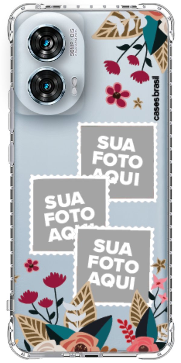 Capinha para Celular Recortes Floridos