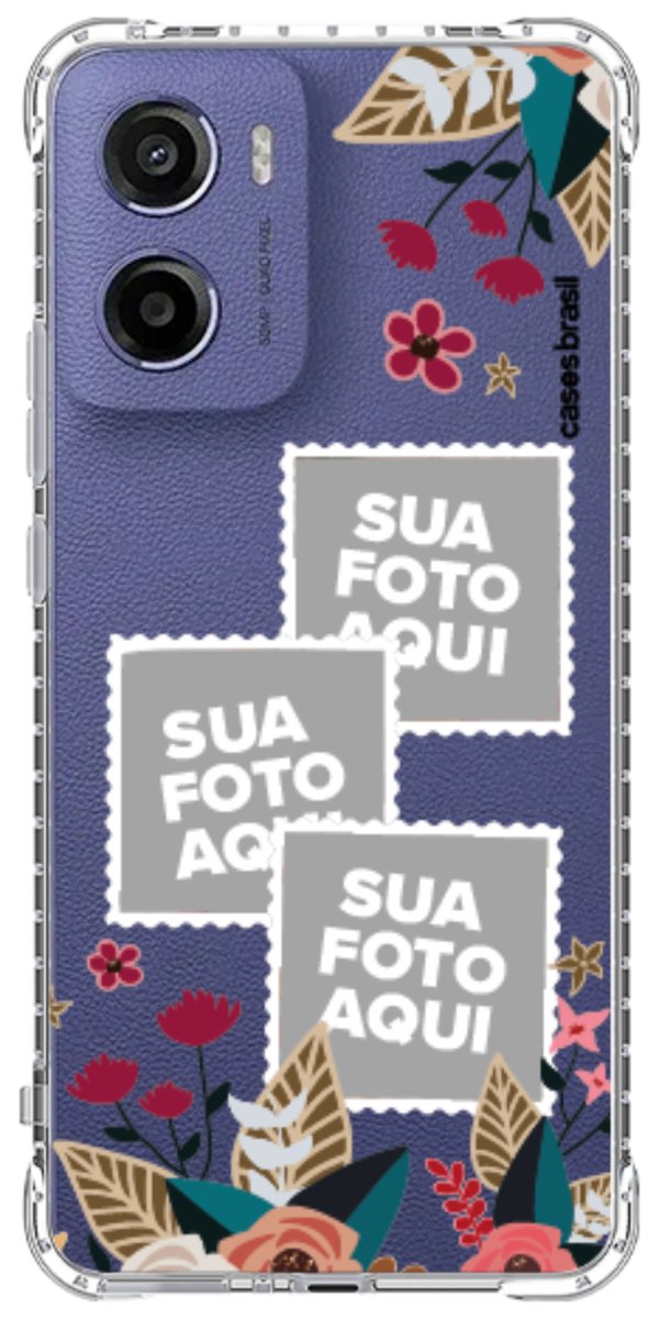 Capinha para Celular Recortes Floridos