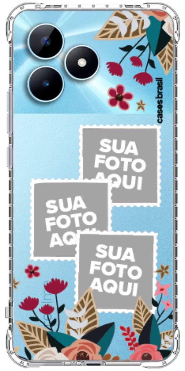 Capinha para Celular Recortes Floridos