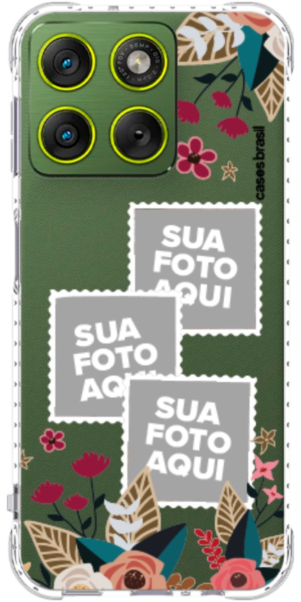 Capinha para Celular Recortes Floridos