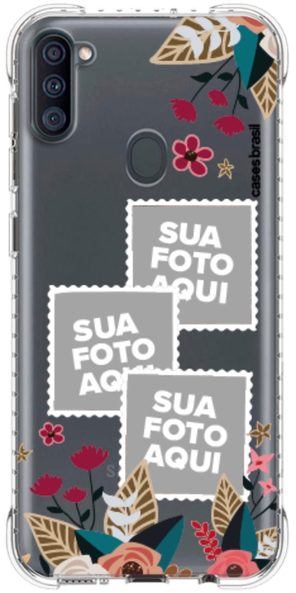 Capinha para Celular Recortes Floridos