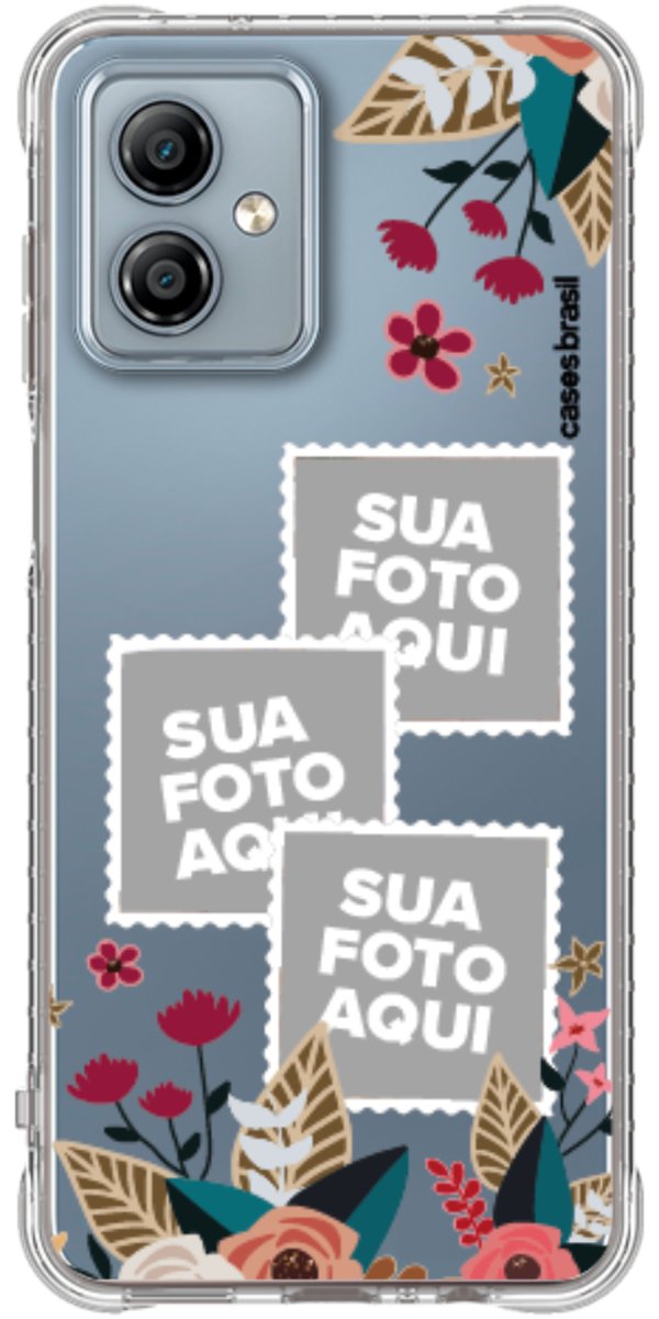 Capinha para Celular Recortes Floridos