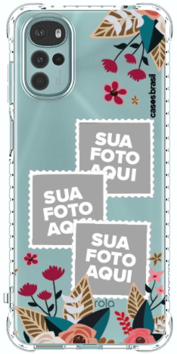 Capinha para Celular Recortes Floridos