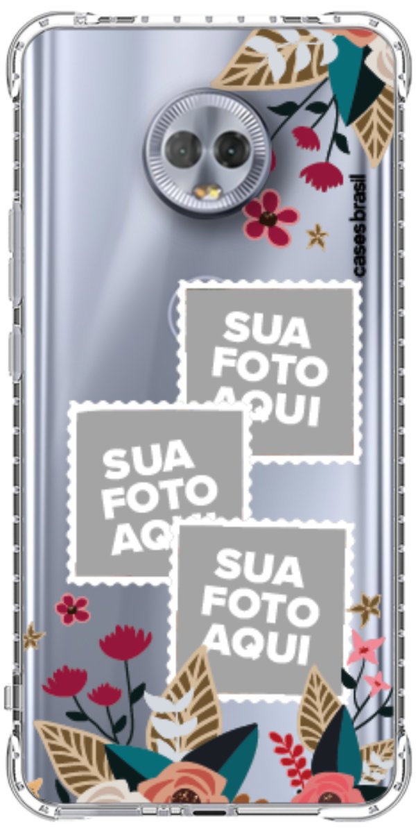 Capinha para Celular Recortes Floridos