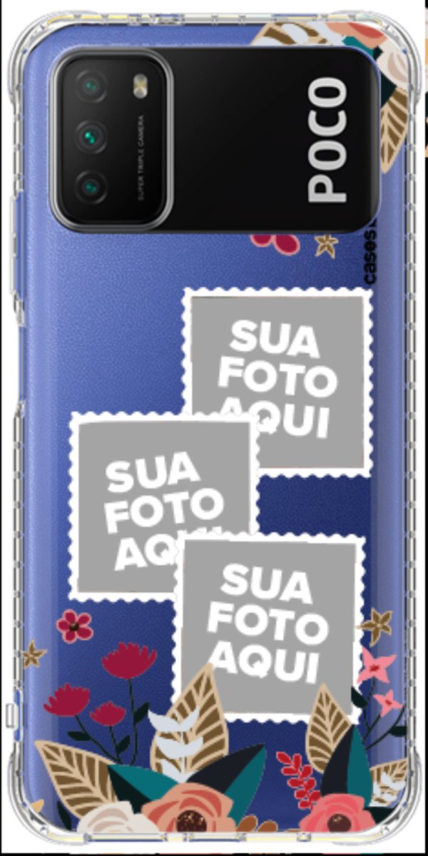 Capinha para Celular Recortes Floridos