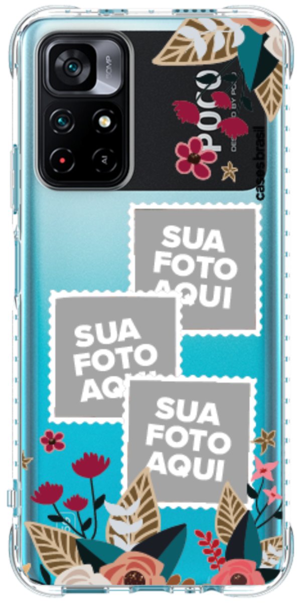 Capinha para Celular Recortes Floridos