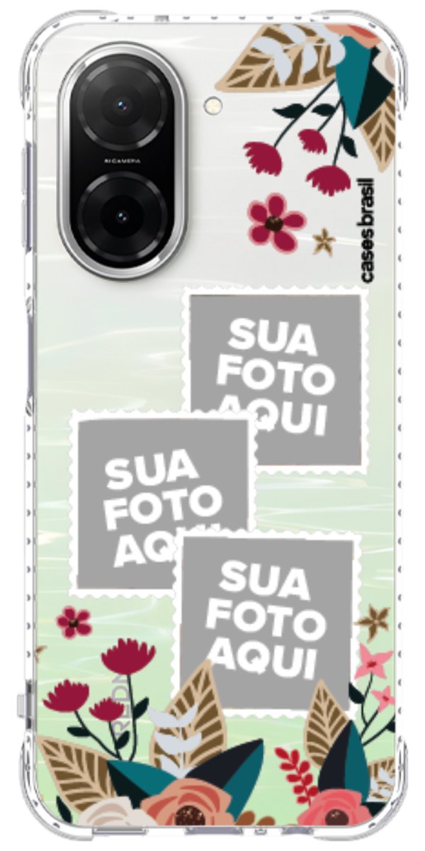 Capinha para Celular Recortes Floridos