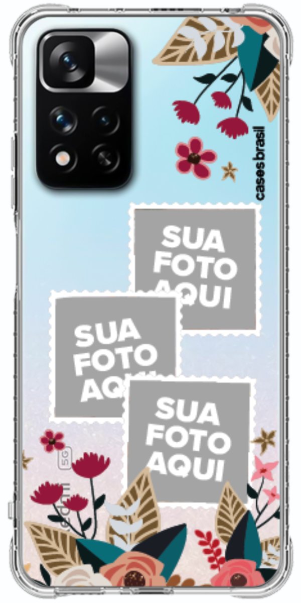 Capinha para Celular Recortes Floridos