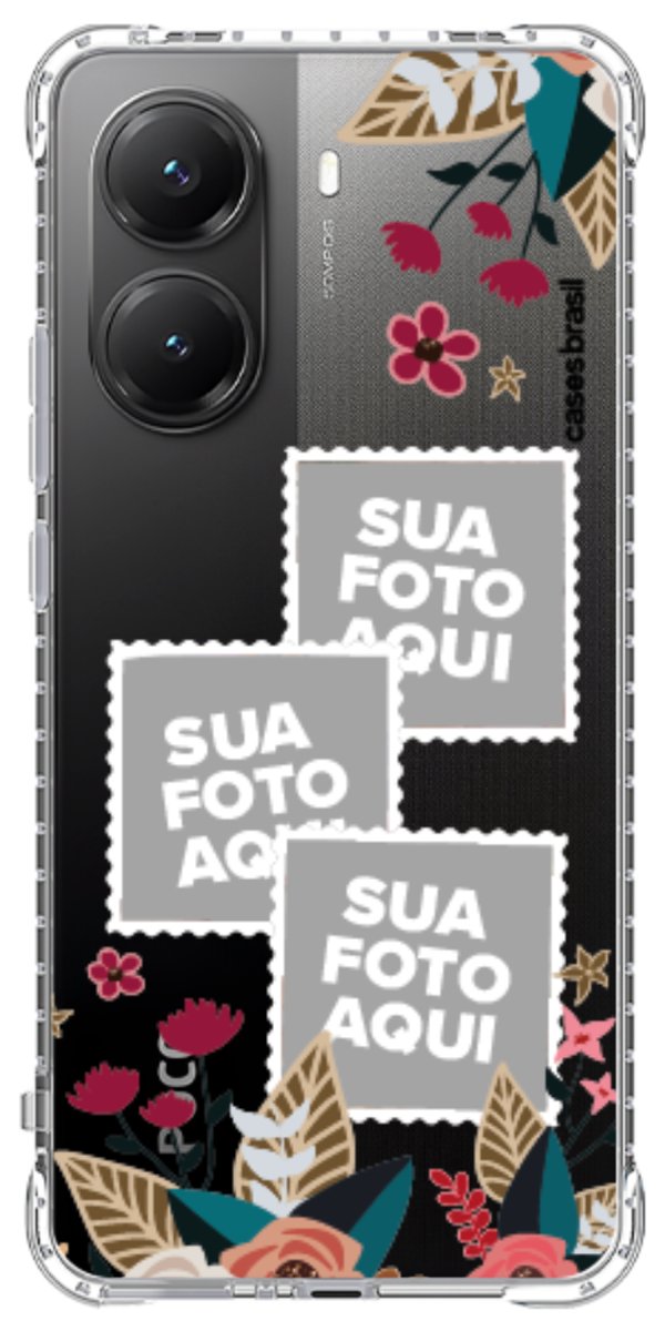 Capinha para Celular Recortes Floridos