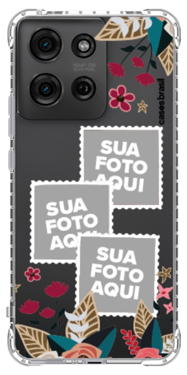 Capinha para Celular Recortes Floridos