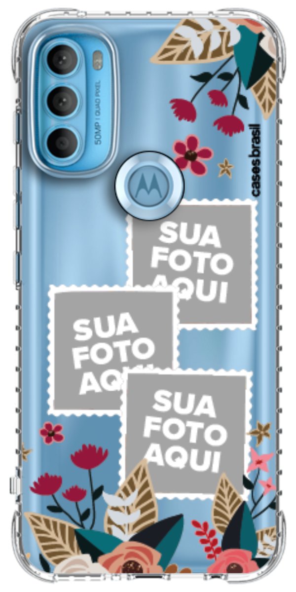 Capinha para Celular Recortes Floridos