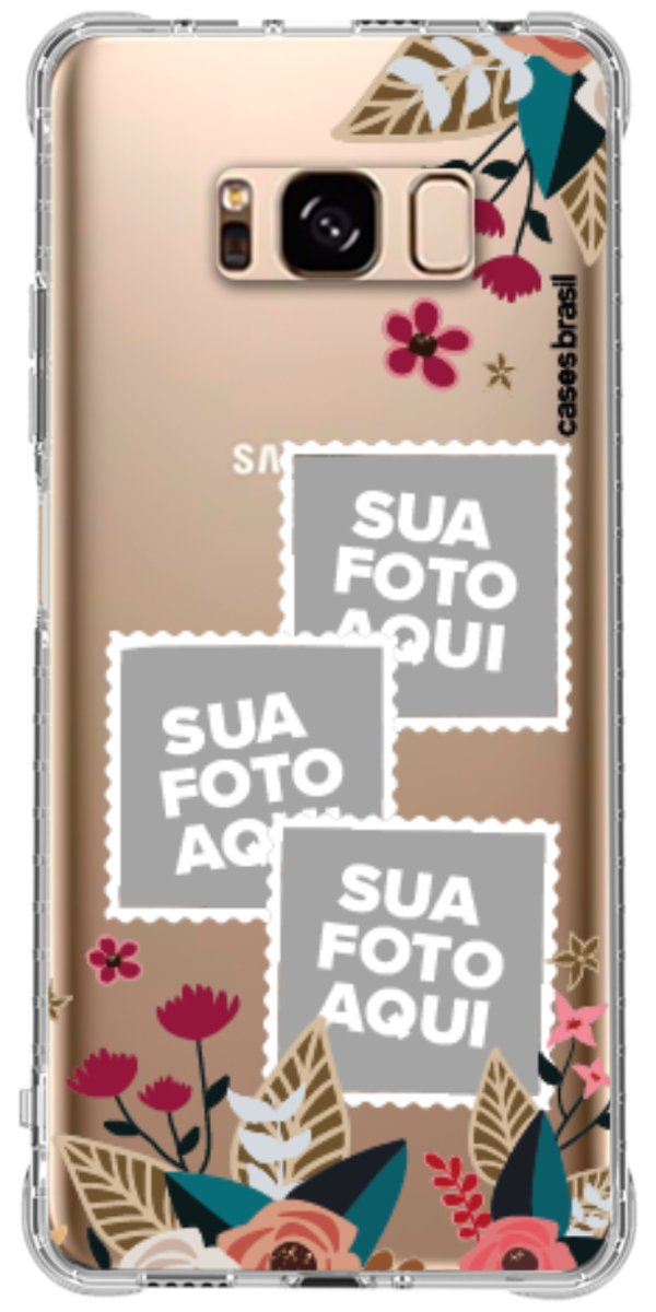 Capinha para Celular Recortes Floridos