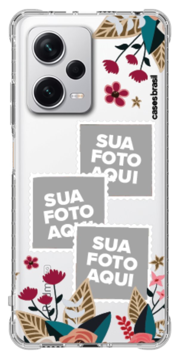 Capinha para Celular Recortes Floridos