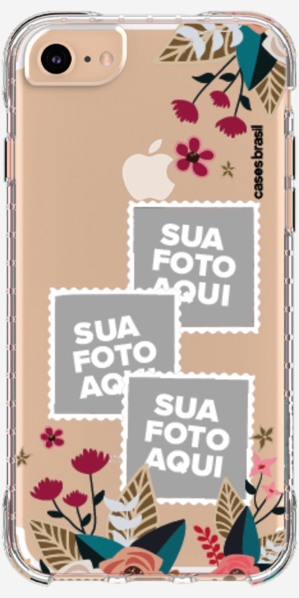 Capinha para Celular Recortes Floridos