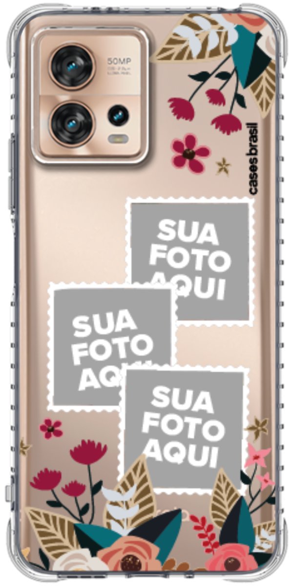 Capinha para Celular Recortes Floridos
