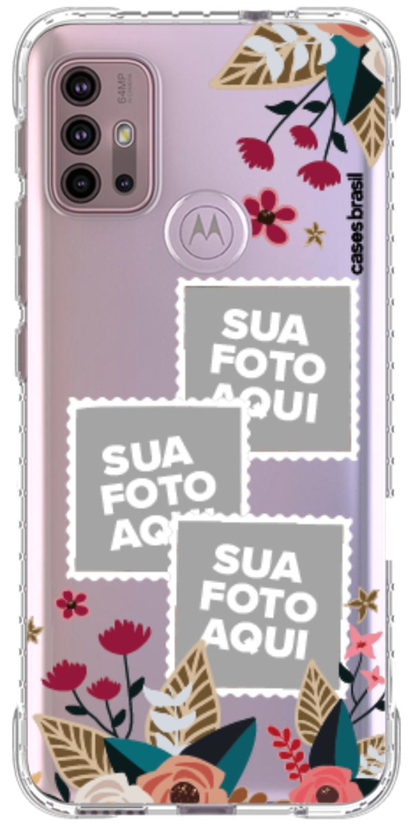 Capinha para Celular Recortes Floridos