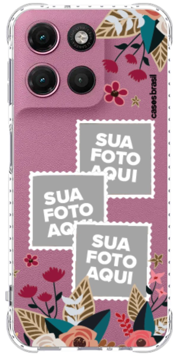 Capinha para Celular Recortes Floridos