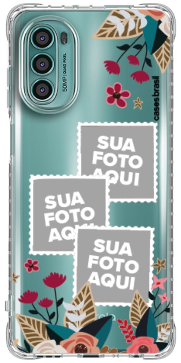 Capinha para Celular Recortes Floridos