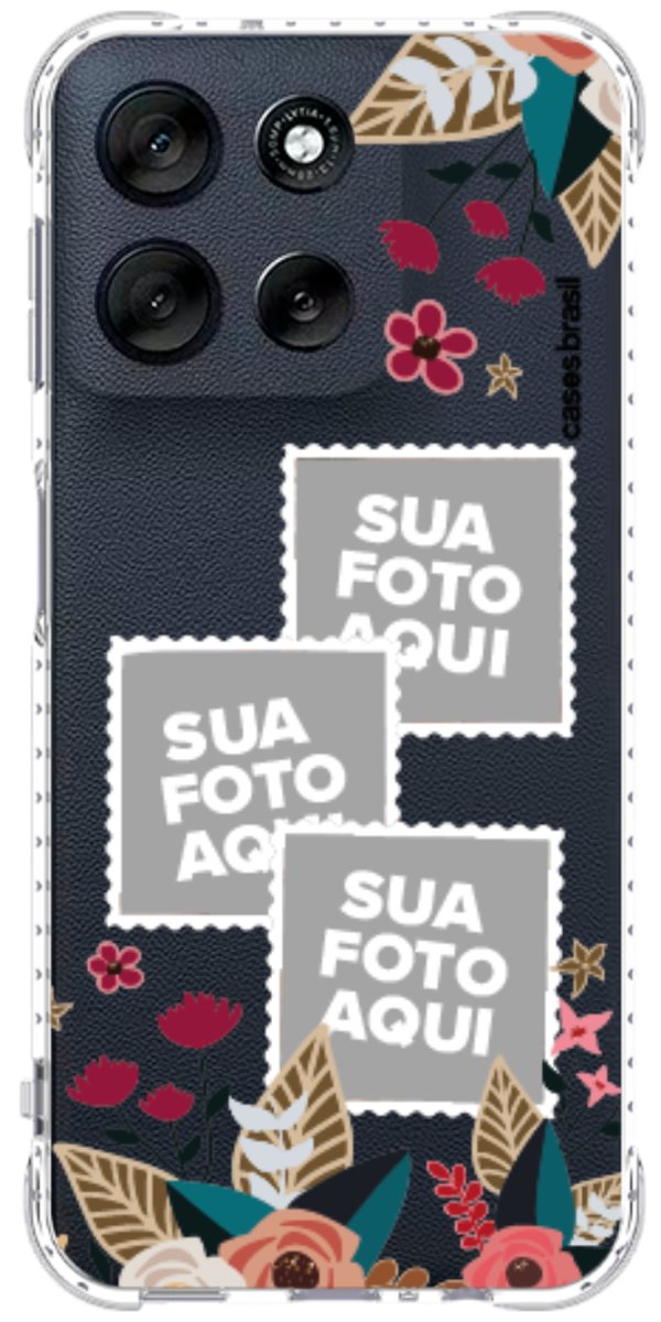 Capinha para Celular Recortes Floridos
