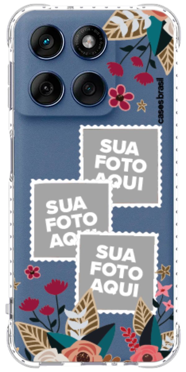 Capinha para Celular Recortes Floridos