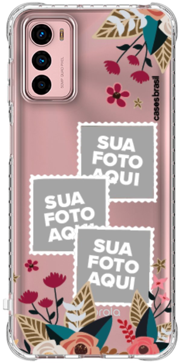 Capinha para Celular Recortes Floridos
