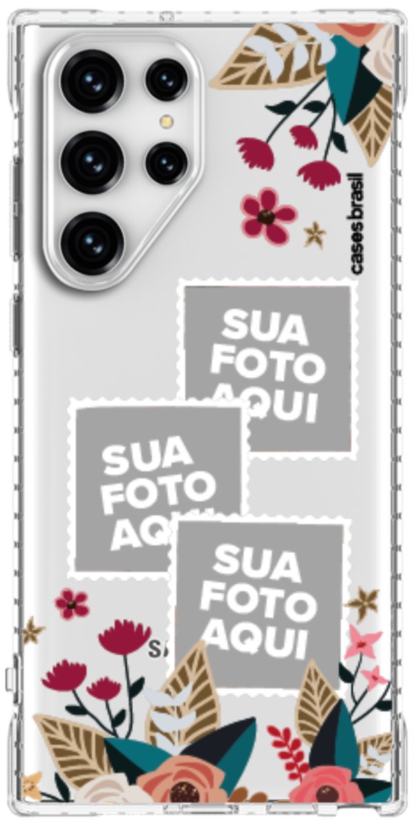 Capinha para Celular Recortes Floridos