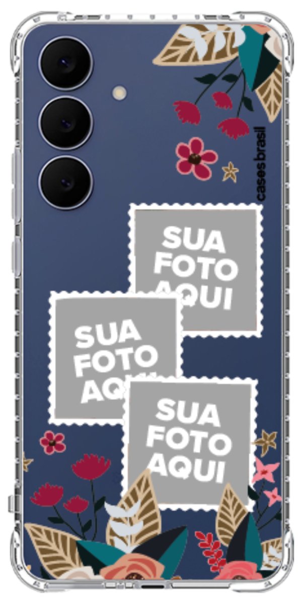 Capinha para Celular Recortes Floridos