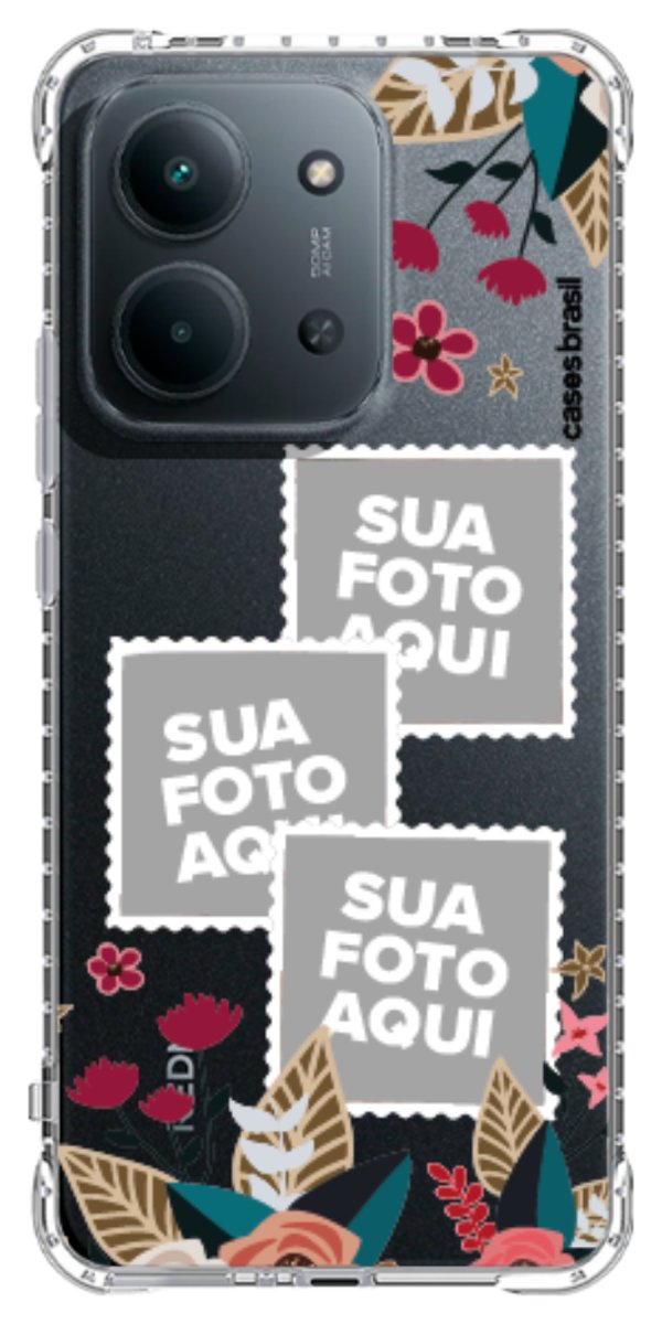 Capinha para Celular Recortes Floridos