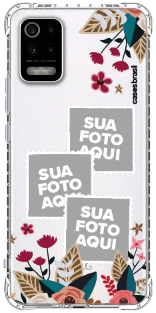 Capinha para Celular Recortes Floridos