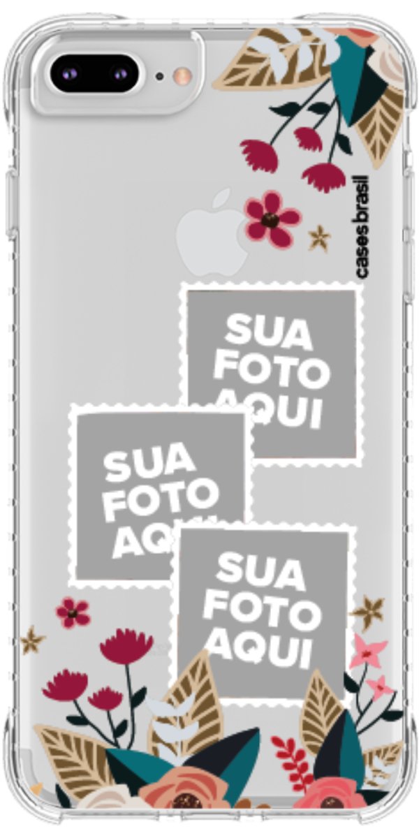 Capinha para Celular Recortes Floridos