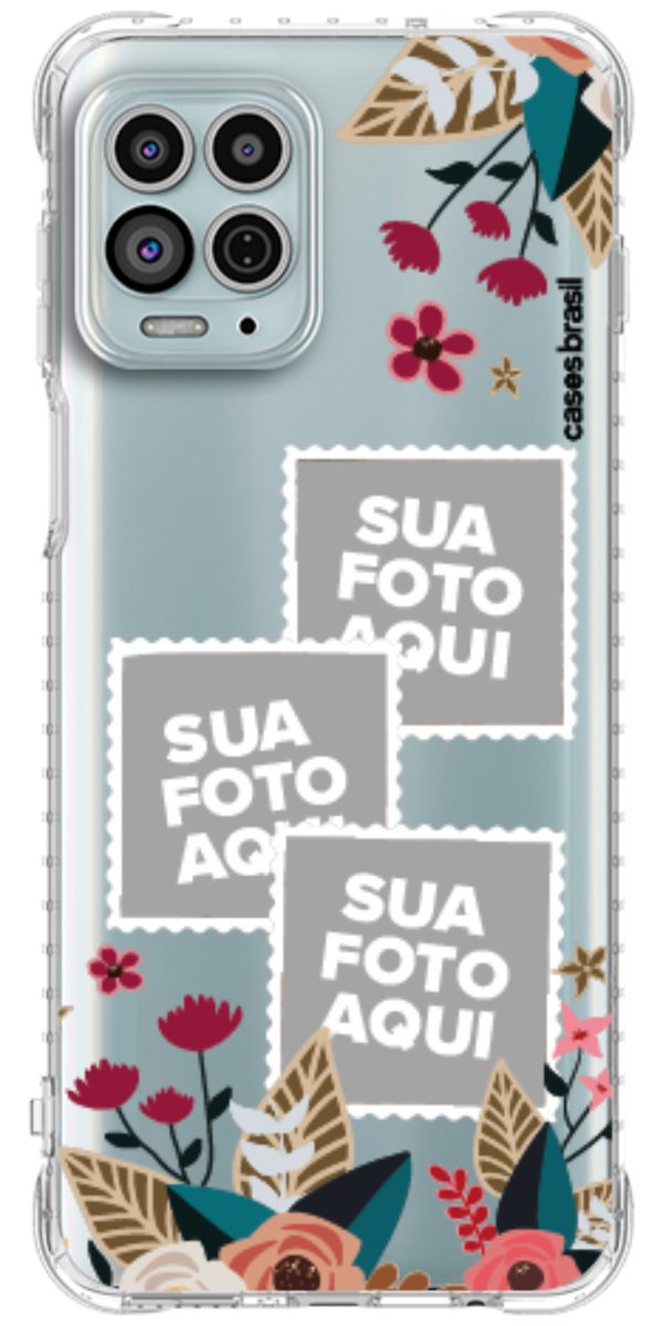 Capinha para Celular Recortes Floridos