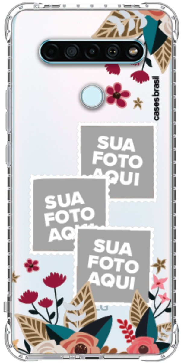 Capinha para Celular Recortes Floridos