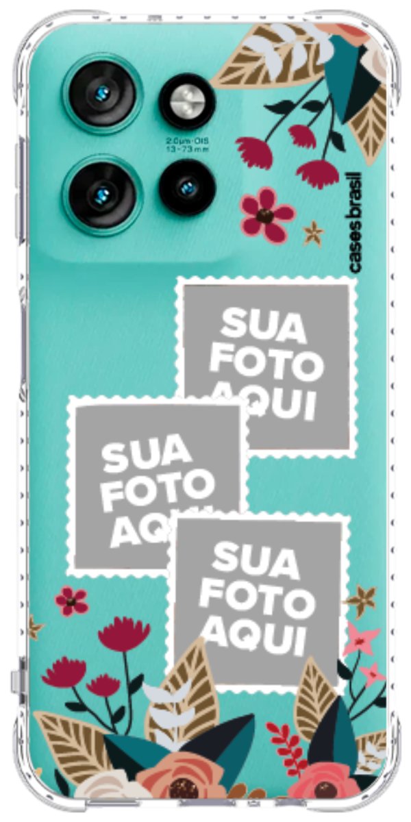 Capinha para Celular Recortes Floridos