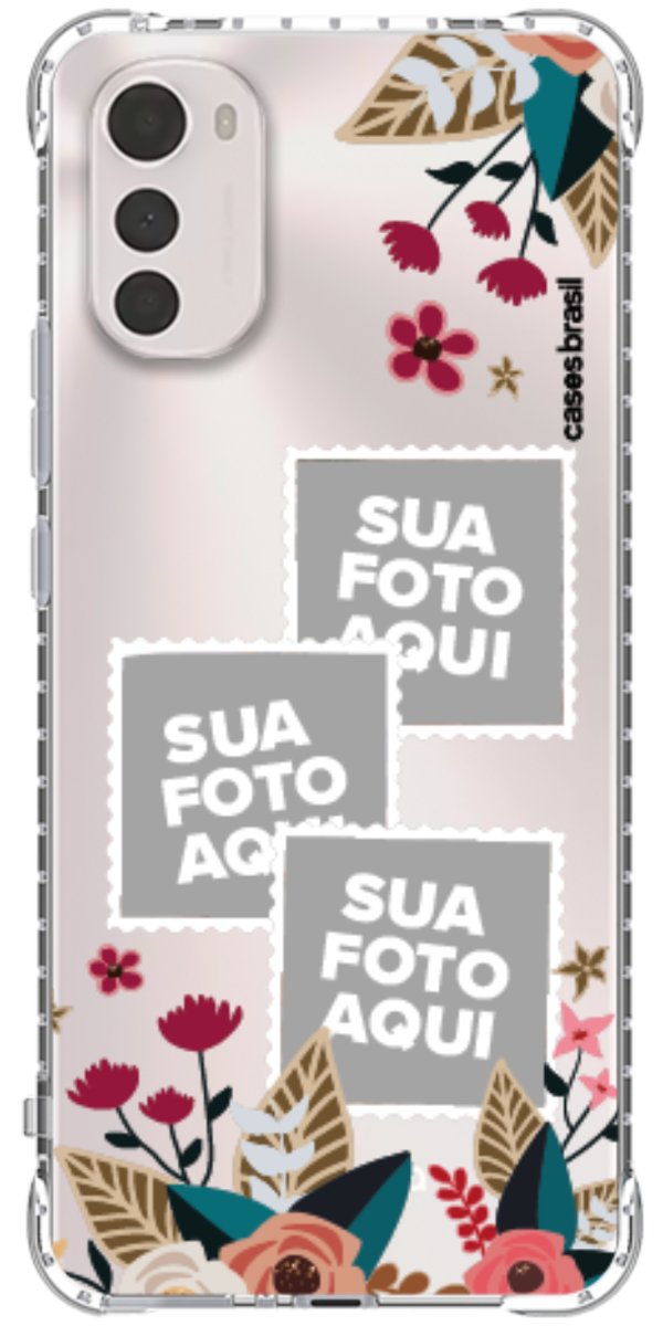 Capinha para Celular Recortes Floridos