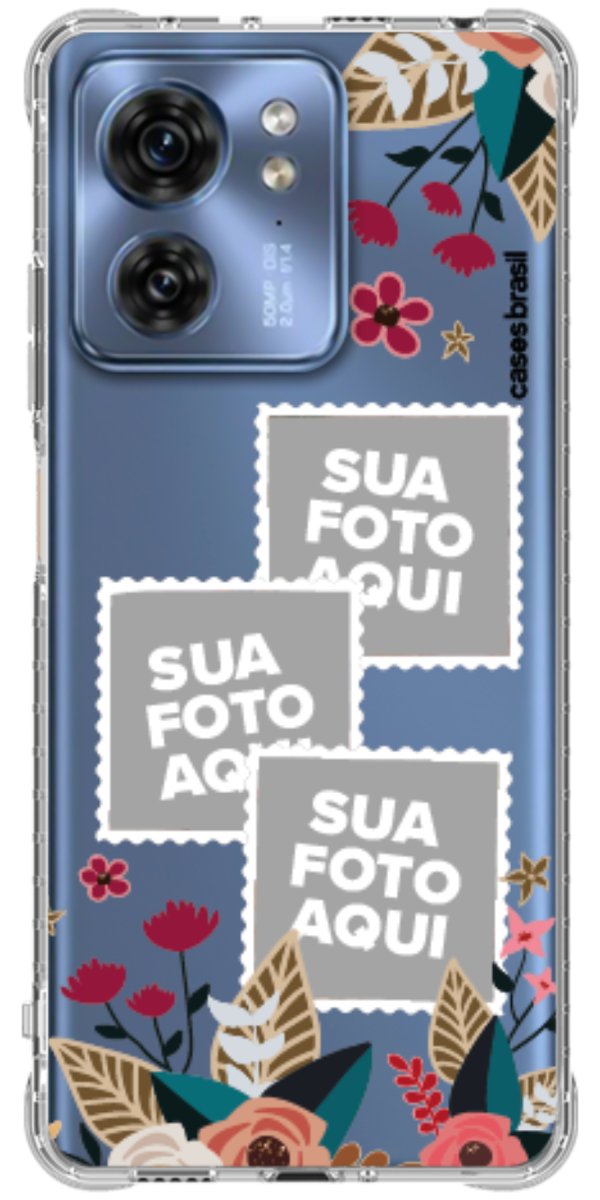 Capinha para Celular Recortes Floridos